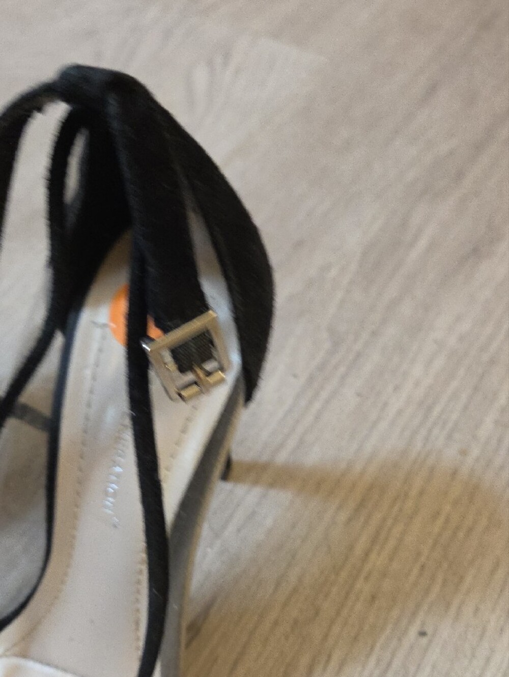 BCBGeneration Black Strappy Pointed-Toe Ankle Tie Heels - Picture 4 of 5
